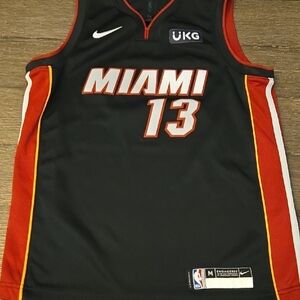 Nike Miami Basketball Jersey - Black and Red